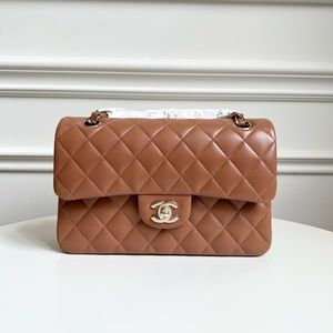 —SOLD—CHANEL SMALL CLASSIC CARAMEL